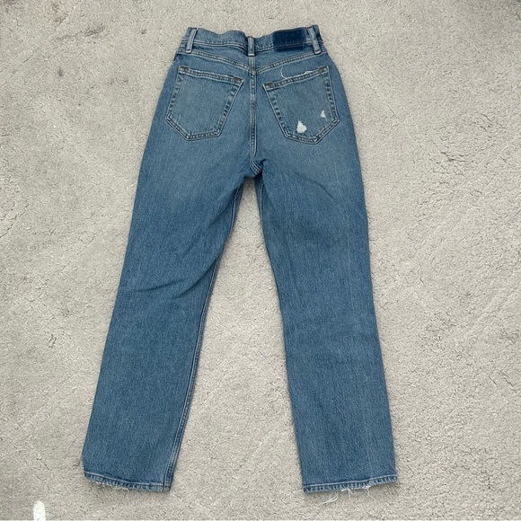 ⛔️SOLD⛔️Abercrombie & fitch 90s straight ultra high rise denim jeans size 25 - Picture 5 of 6